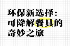 可降解餐具真的环保吗？一文读懂​
