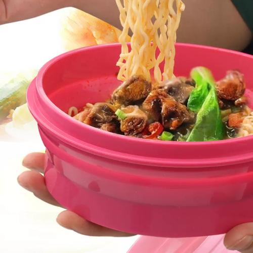 可折叠硅胶餐具,收纳不占空间太方便